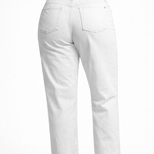 Nanette Lepore white trousers, Belle High Rise Ankle Skinny model, in size 18W p